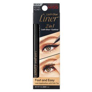 KISS Black Lash Glue Liner 2 in 1
